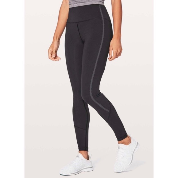 lululemon athletica Pants - Lululemon Stop Drop and Squat Tight 28” Black 10